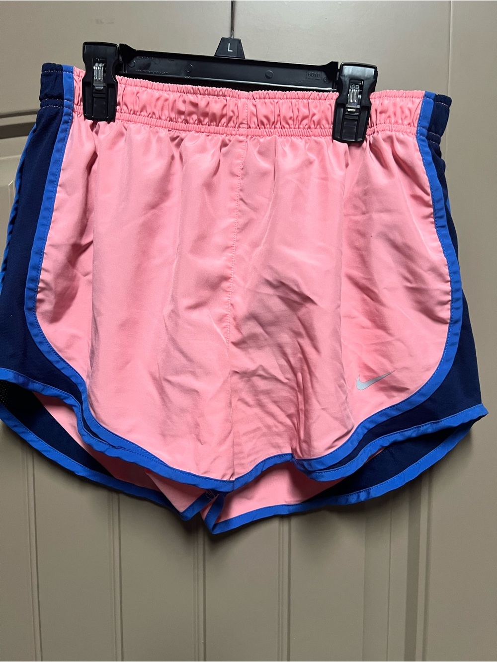 Nike Dri-FIT Running Shorts Women’s Medium Pink Navy